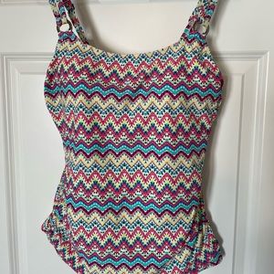 Colorful Tankini Top- Croft & Barrow
